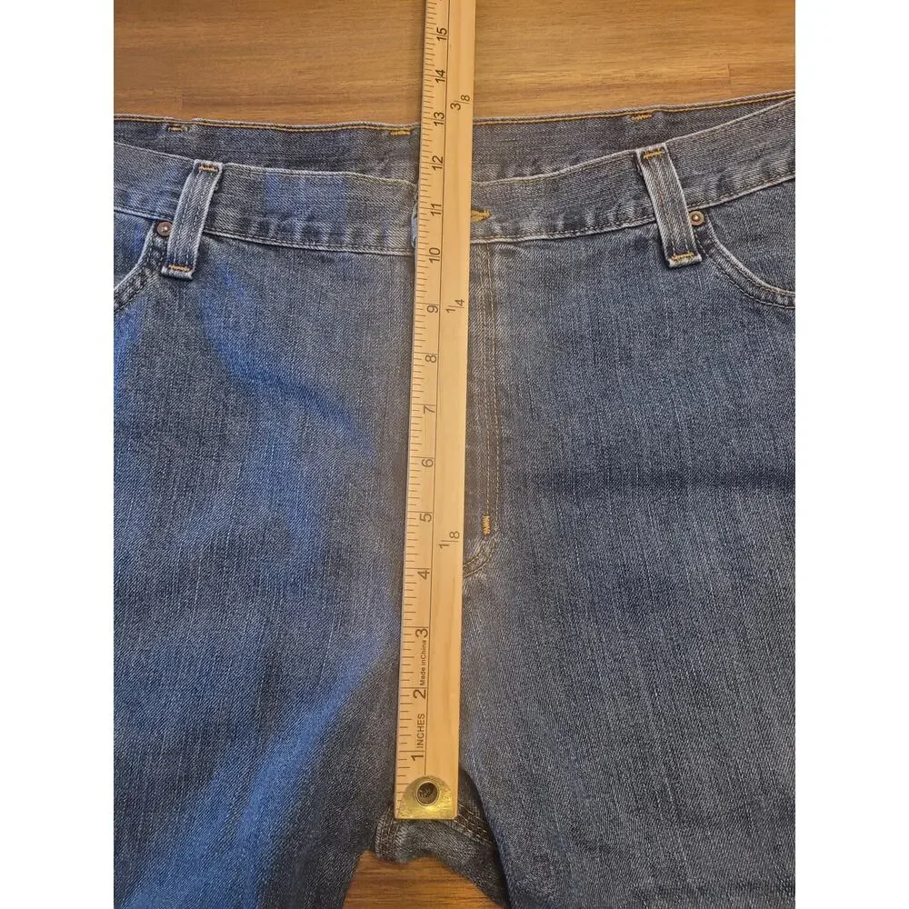 Carhartt Holter Jeans Mens 40x30 Dark Wash Relaxed Fit Straight Leg 101483-968